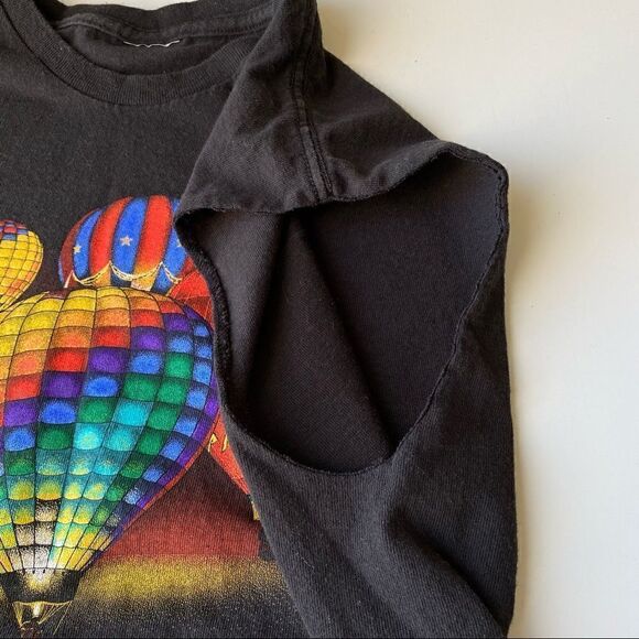 Vintage Albuquerque balloon festival T-shirt New Mexico black medium sleeveless - Picture 5 of 7
